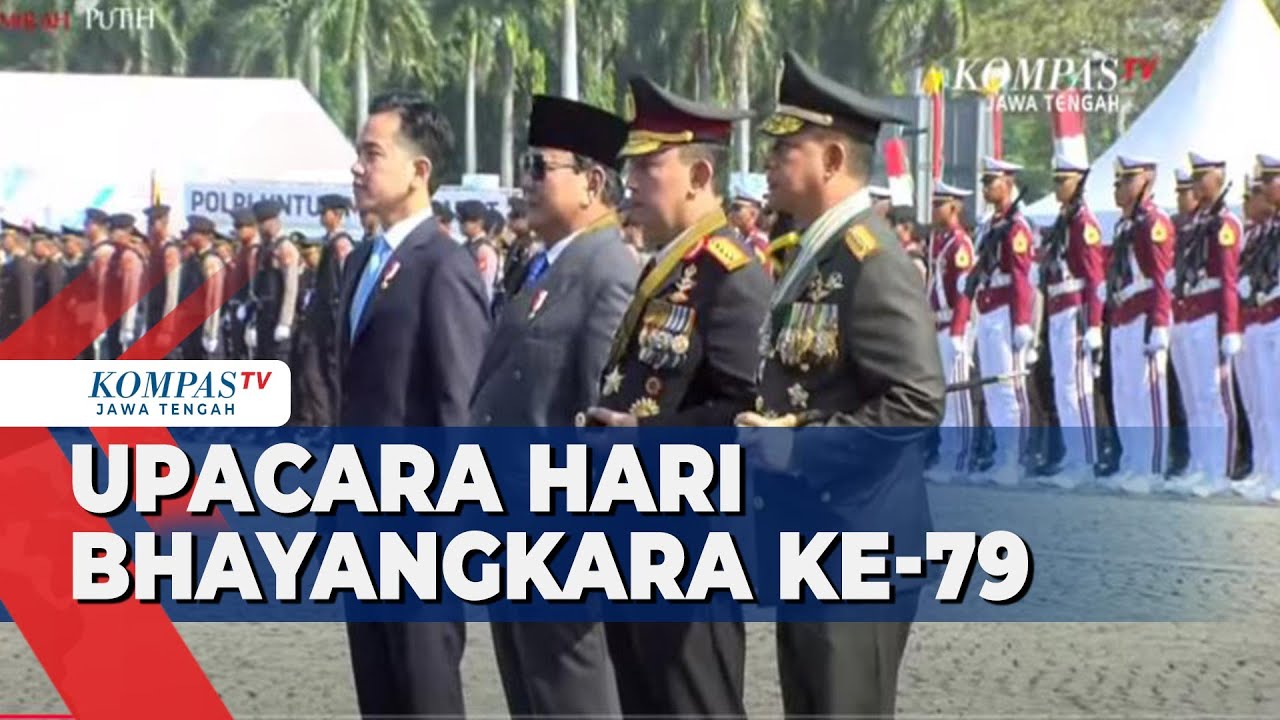 Presiden Prabowo & Wapres Gibran Hadiri HUT ke-79 Bhayangkara di Monas Jakarta