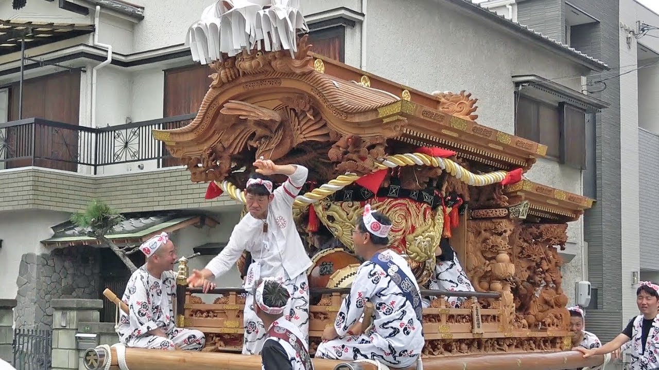 2023.07.15 大阪市城東区 鴫野5町(城東聯合)だんじり 宮出～午前曳行【八剣神社 夏祭り】 令和五年七月十五日(土)