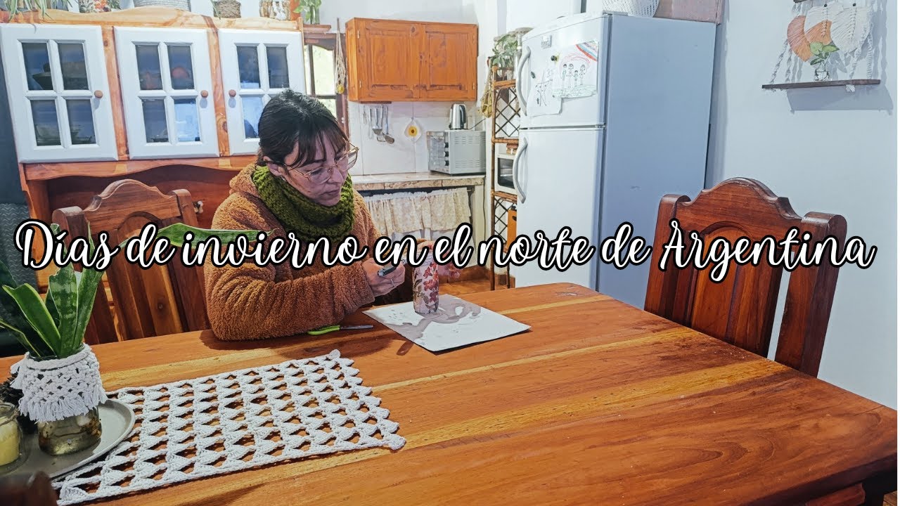 Días sencillos de invierno. Sorrentinos. Jabón líquido. Manualidades