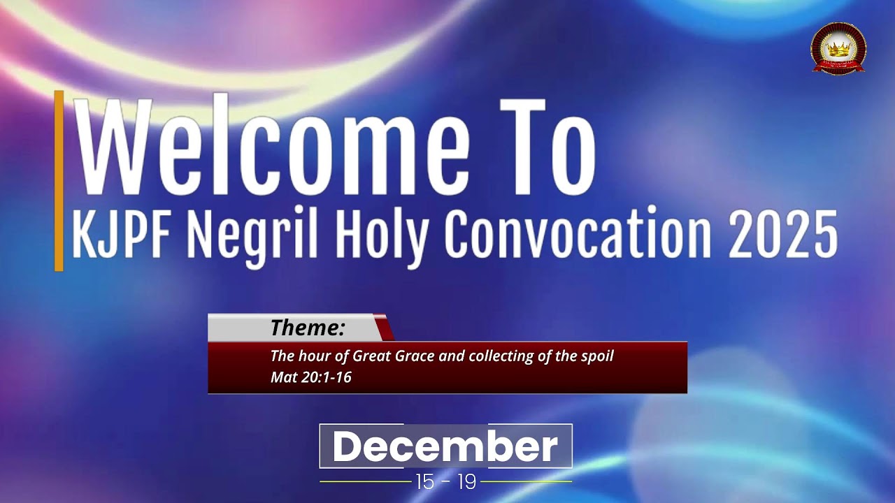 KJPF Holy Convocation Negril 2025