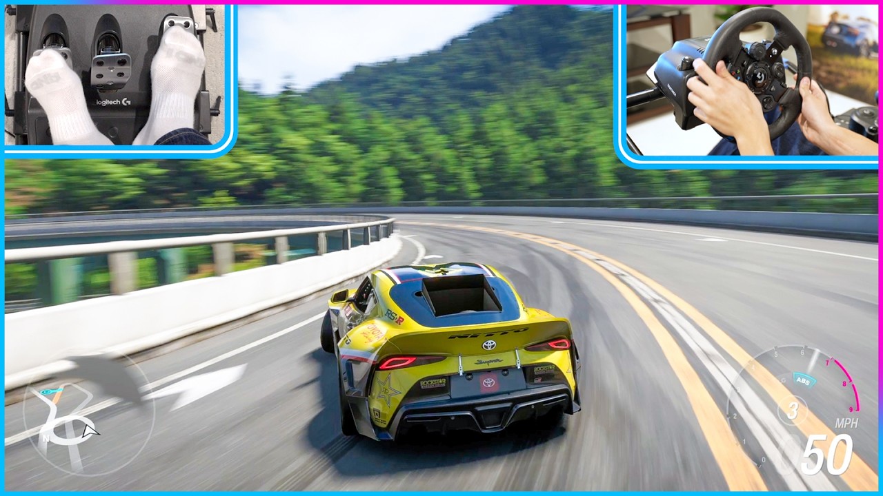 КАК ДРИФТИТЬ В FORZA HORIZON 6 НА РУЛЕ (Гайд + Настройки руля 900&deg; FH6)