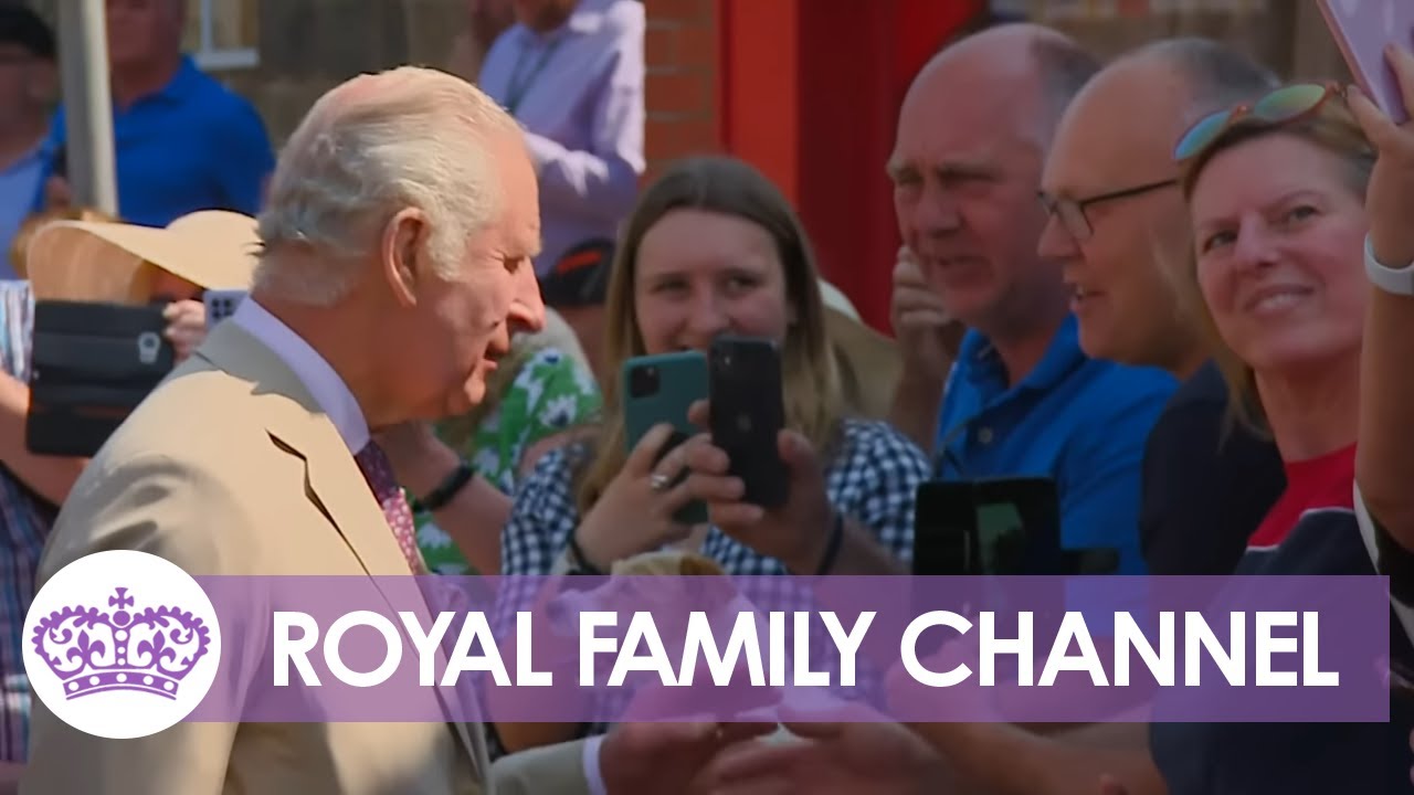 King Charles Travels on a Legendary Steam Engine