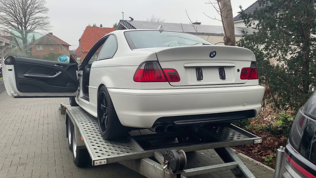 Cold Start BMW e46 330Ci Clubsport Supersprint Endschalld&auml;mpfer exhaust Kaltstart
