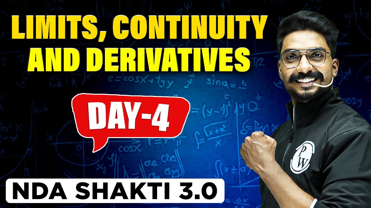 NDA MATHS 2023 | Limits, Continuity and Derivatives | NDA CRASH COURSE