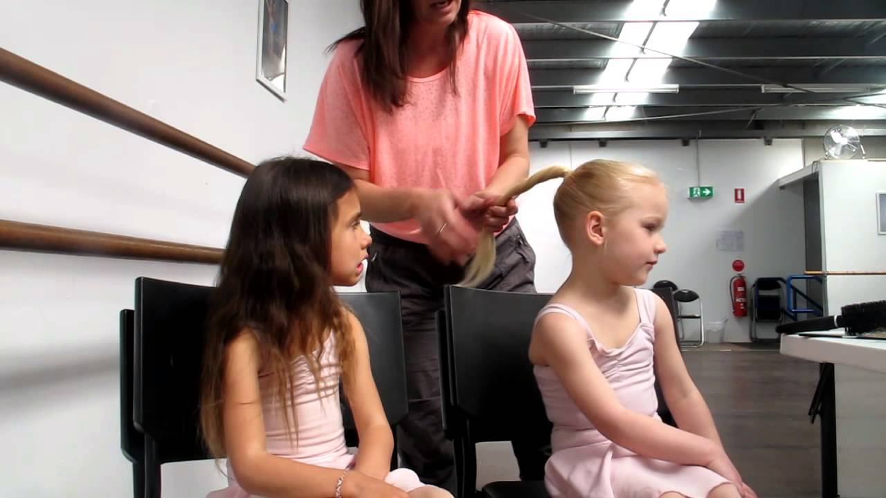 Peninsula School of Dance Ballet Bun tutorial