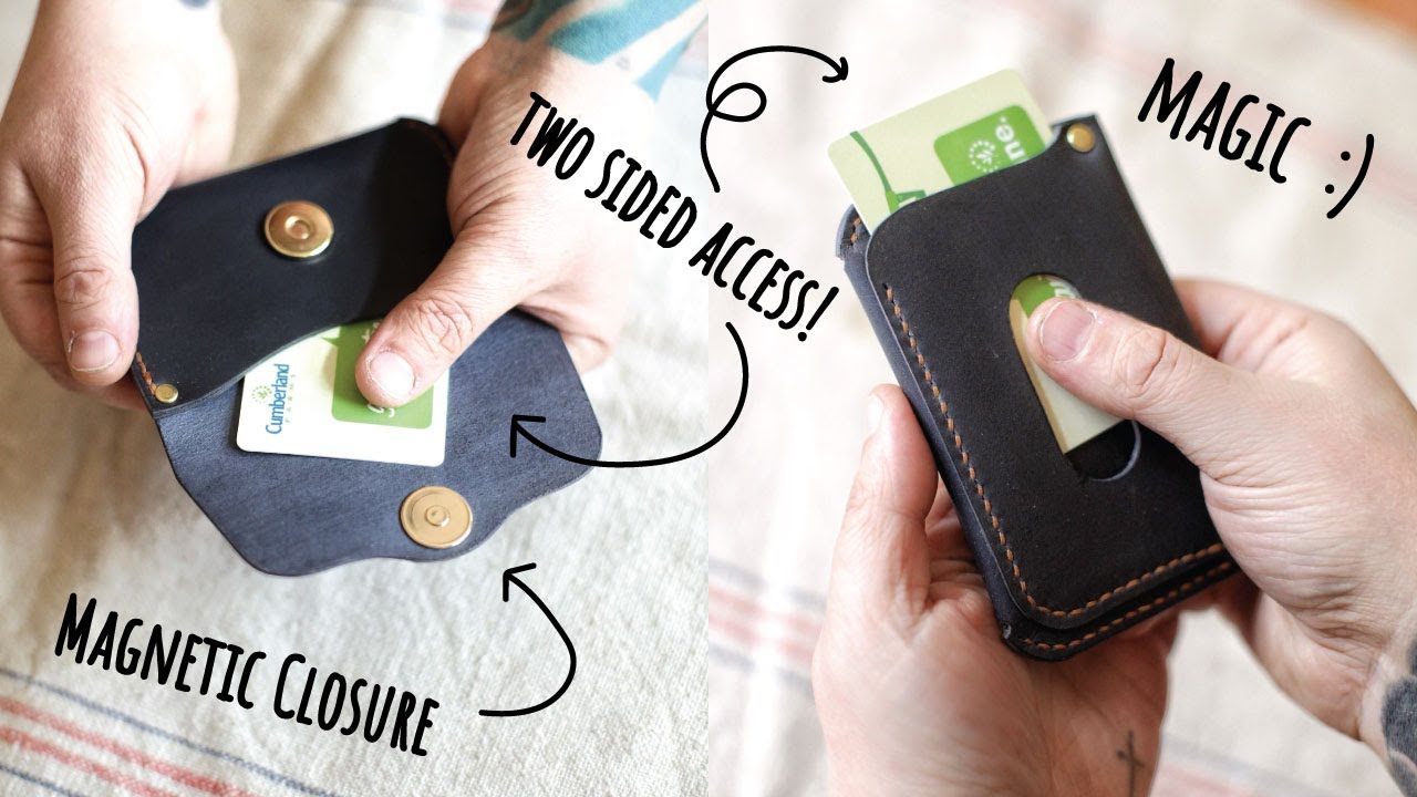 Make a MAGNETIC MAGIC WALLET (With Pattern)