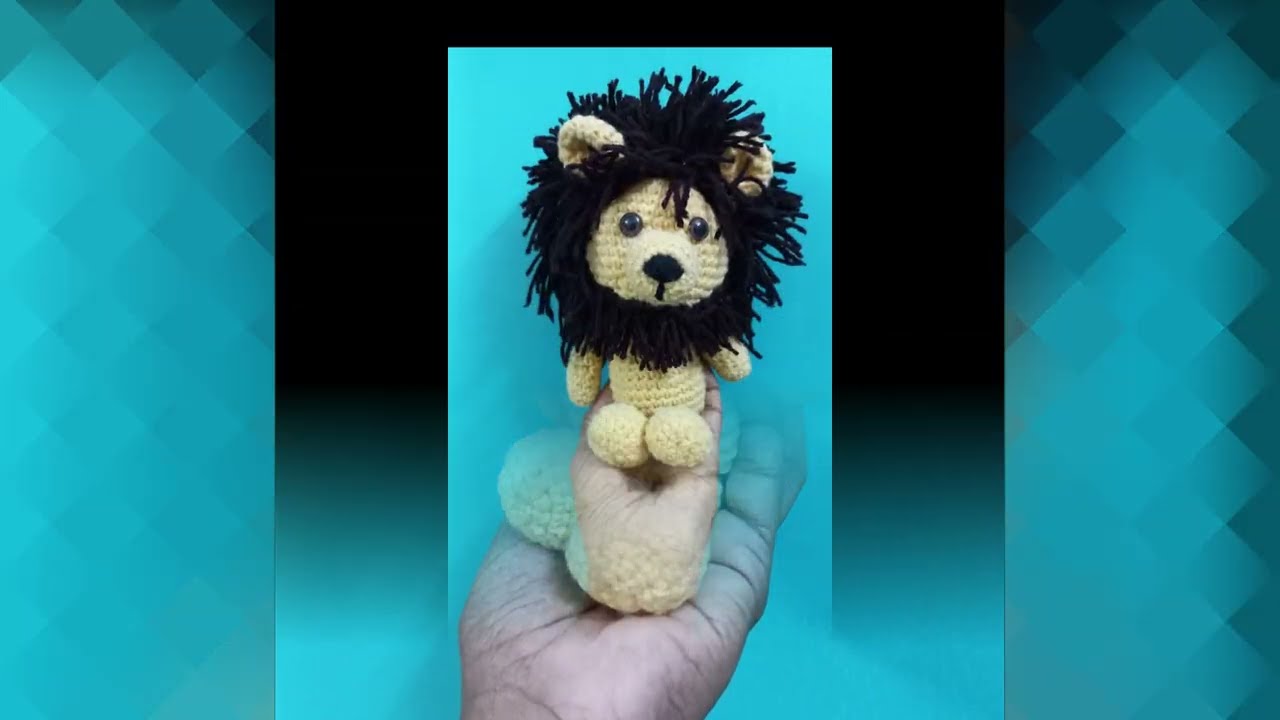 Amigurumi Lion crochet toy #lion #amigurumi #crochettoys