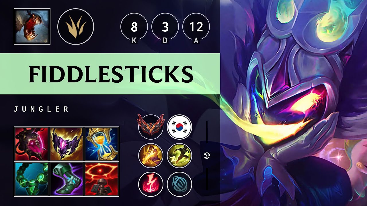 Fiddlesticks Jungle vs Taliyah - KR Grandmaster Patch 25.20