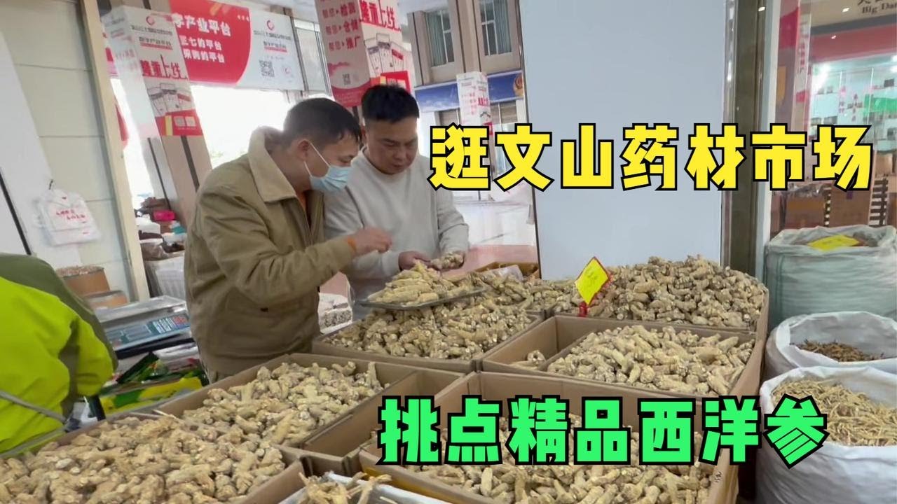 逛逛云南文山药材市场，各种各样的药材涨见识了，每种也分的好细