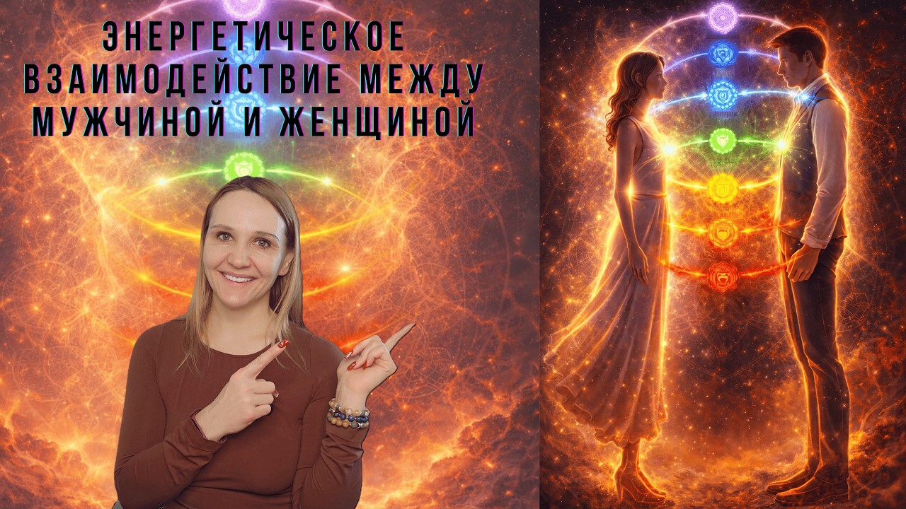 Энергетическое взаимодействие мужчины и женщины | Чакры, притяжение и глубинная связь, отношения