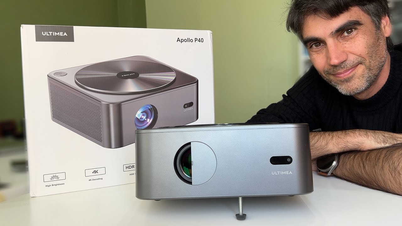 Ultimea Apollo P40, con potentes altavoces | ¿Buscas proyector por 200 dólares?