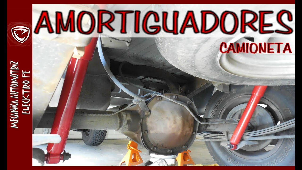 Cambio de amortiguadores traseros (facil)