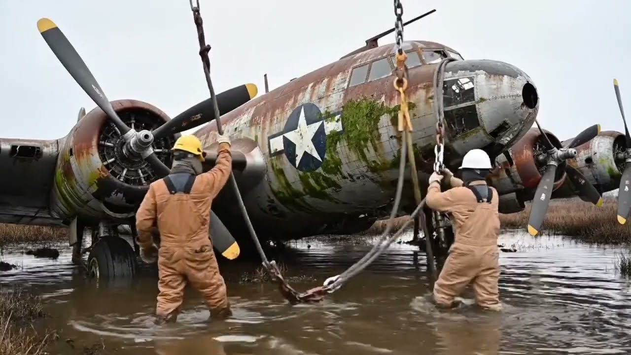 Restoring a Crashed B-17 Flying Fortress After Decades of Silence