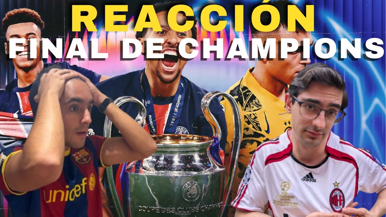 REACCIÓN FINAL DE CHAMPIONS | PSG 5 INTER 0 | GOLEADA HISTÓRICA
