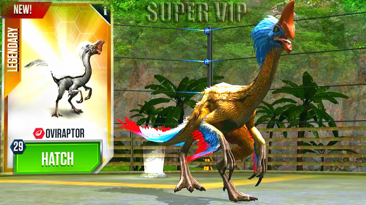 NEW VIP OVIRAPTOR X3 MAX LEVEL 40 | JURASSIC WORLD THE GAME