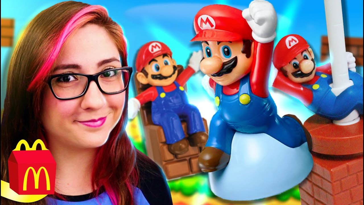 TODOS os BRINDES do MARIO NO MC DONALD'S