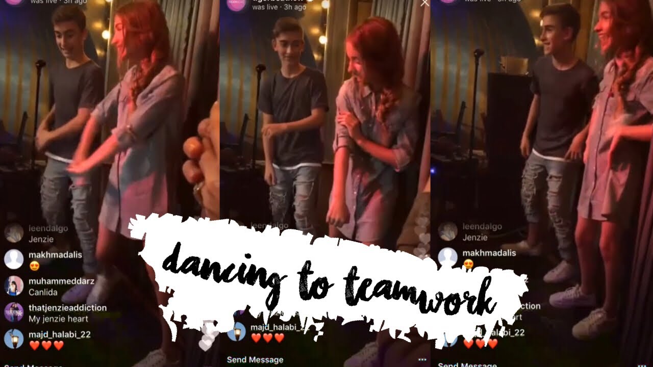 JOHNNY & LAUREN ORLANDO DANCE ON KENZIE ZIEGLER'S SONG & ANSWER QUESTIONS!