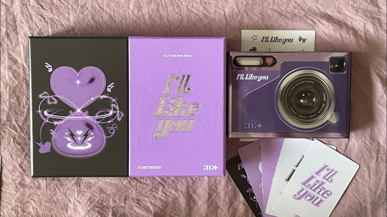 ASMR - Illit: I’ll Like You (Whisper, Tapping, Tracing, Paper Sounds) Relaxing Kpop Unboxing