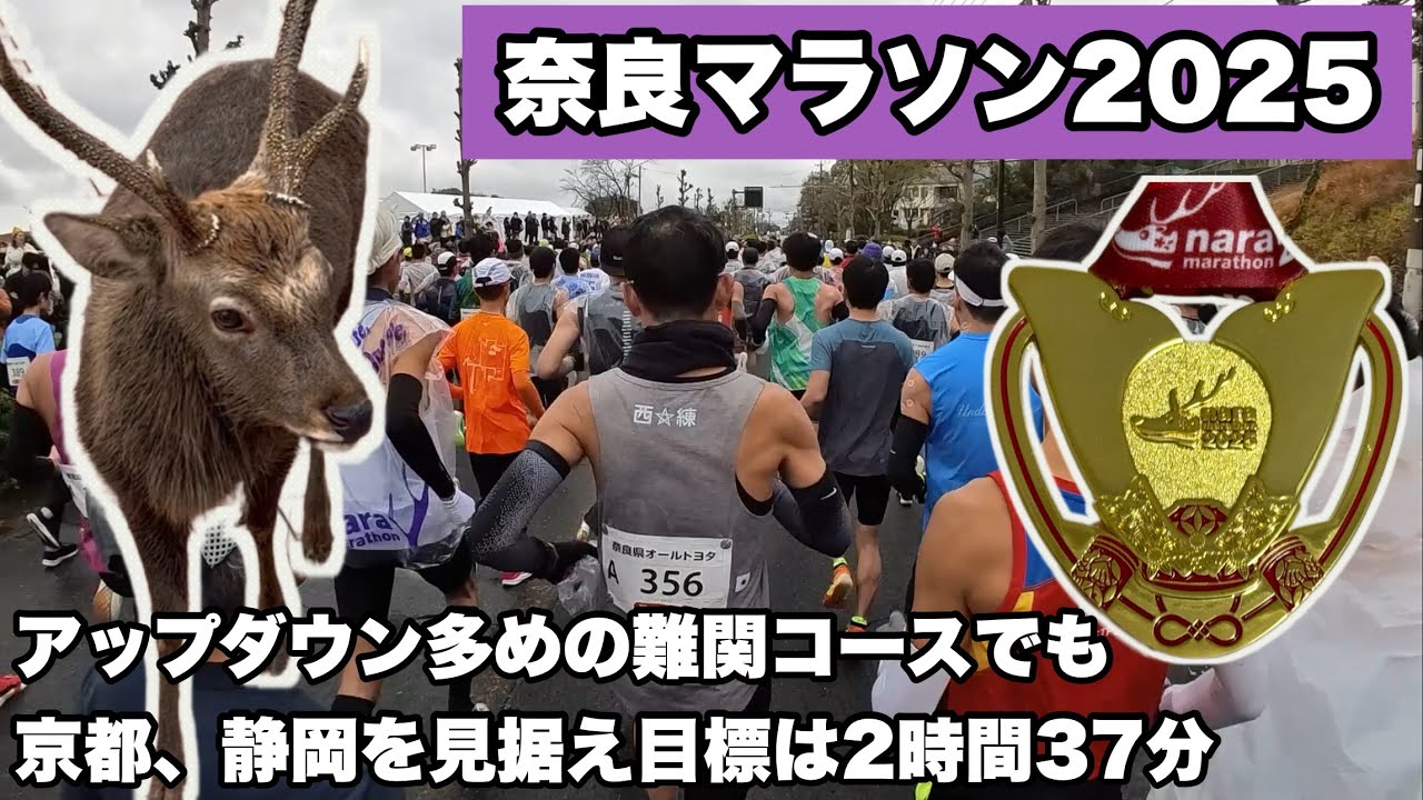 【前編】激坂を激走、奈良マラソン2025