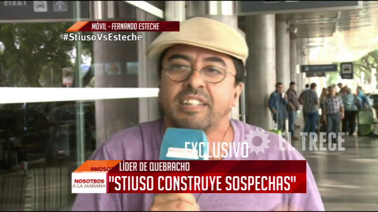 Fernando Esteche, líder de Quebracho, le contesta a Stiuso