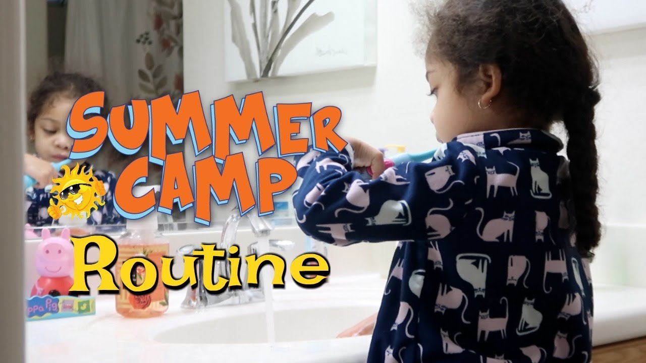 MORNING ROUTINE BEFORE SUMMER CAMP  | RAISING HALO VLOGS