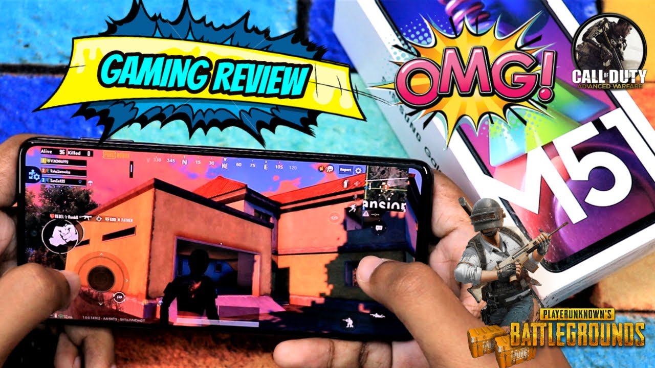 Samsung Galaxy M51 Call of duty, free fire & Pubg Gaming Test with FPS, Heating & Battery Drain
