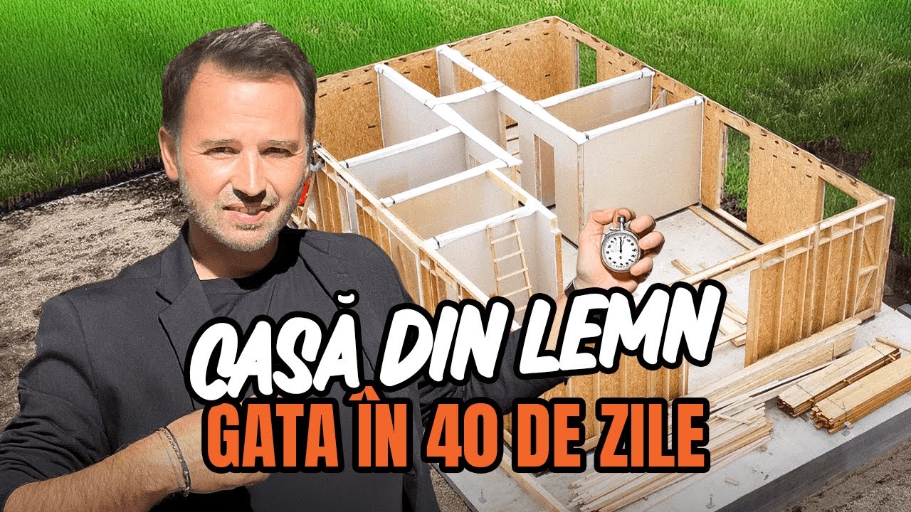 Casa pe structura din lemn #timberframe gata in 40 de zile