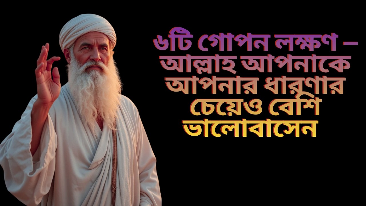 ৬টি গোপন লক্ষণ — আল্লাহ আপনাকে আপনার ধারণার চেয়েও বেশি ভালোবাসেন | Powerful Islamic Reminder