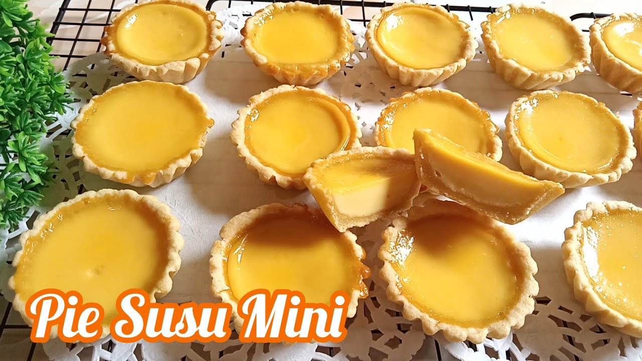 RESEP PIE SUSU MINI || Kulitnya Renyah,Isian nya Super Lembut & Creamy || Tips agar Isian nya Mulus