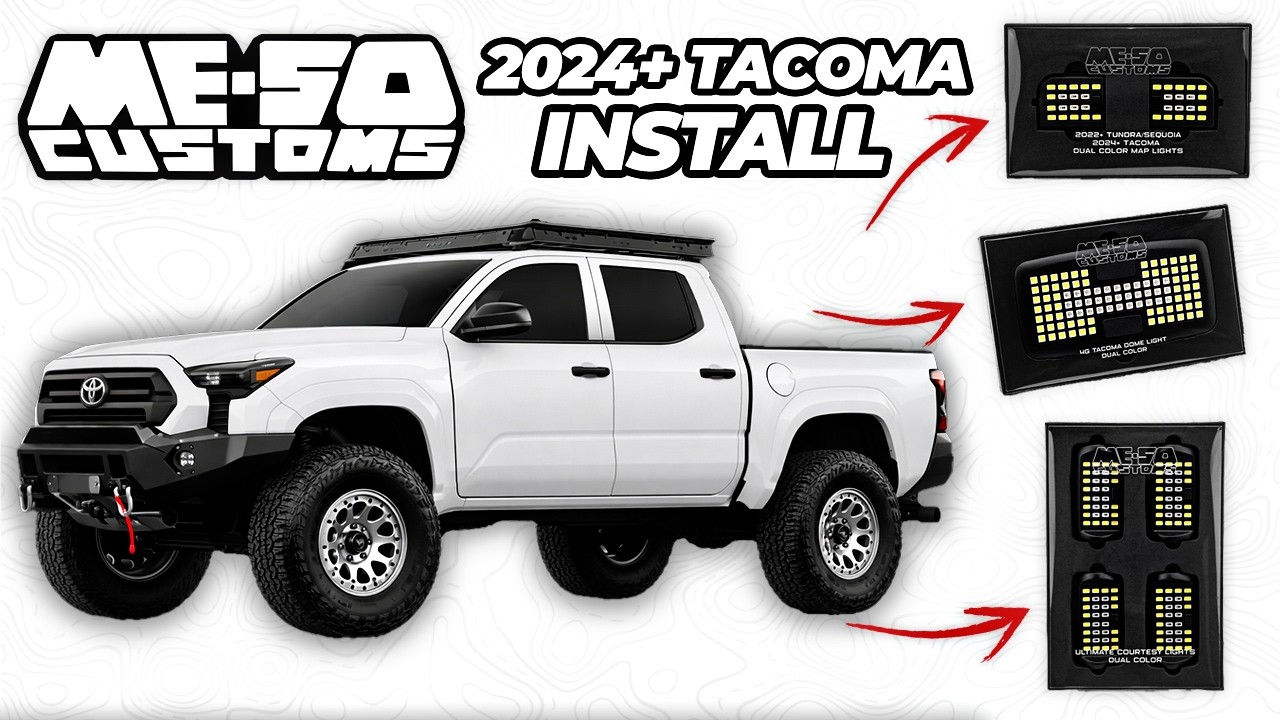 Обязательная модернизация освещения Toyota | Установка от Meso Customs (Tacoma 2024+)