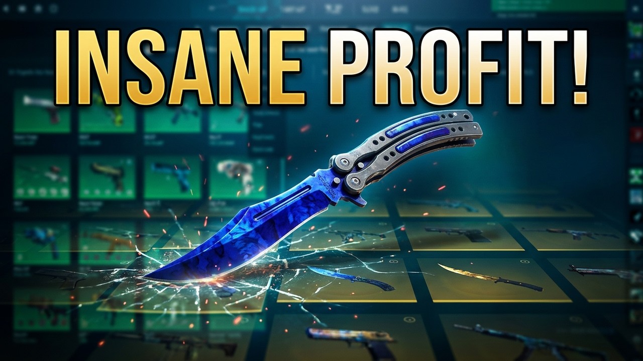 Мой самый безумный обмен CS2 за всю историю – нож Sapphire Knife стоимостью более 1000 долларов