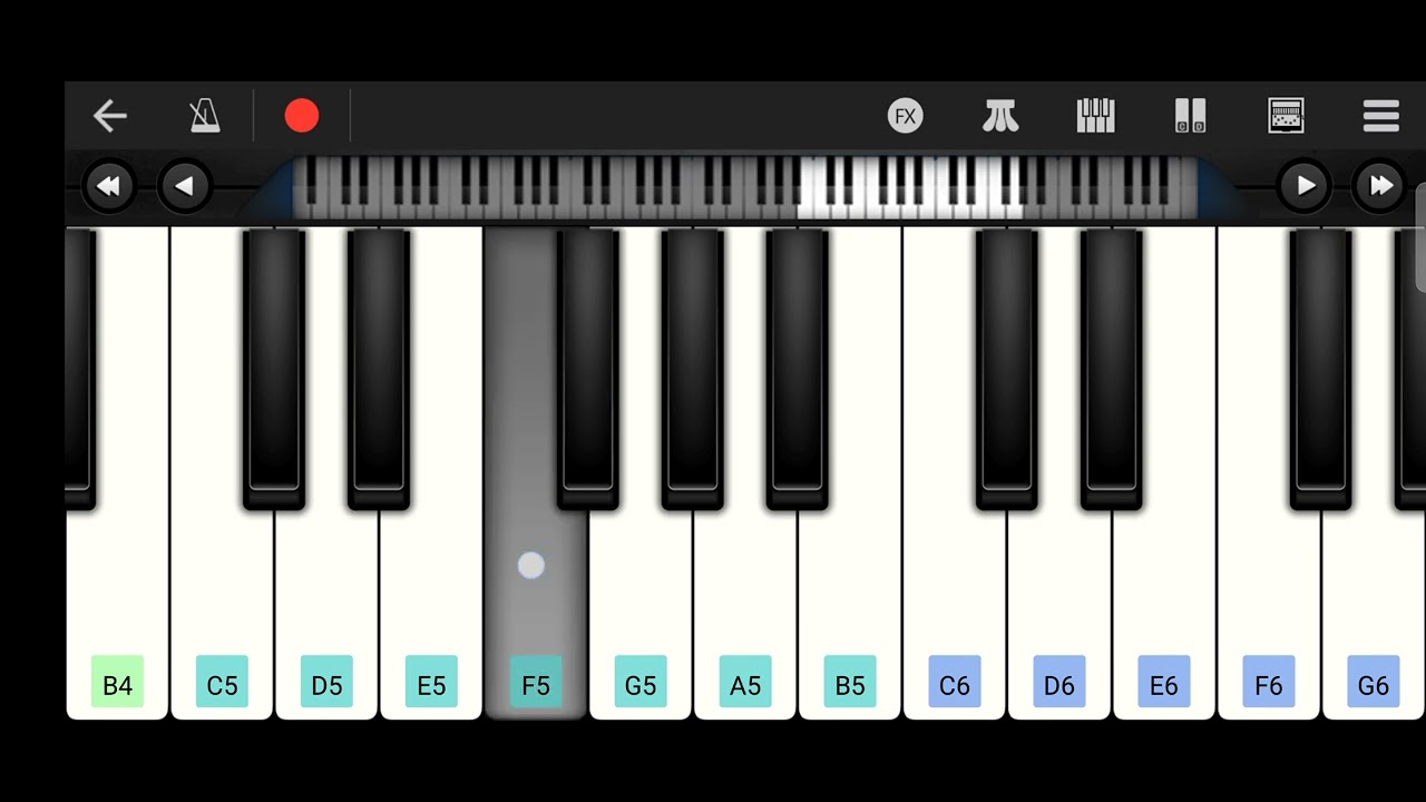 Mera Dil Ye Pukare Aaja | piano tutorial song 