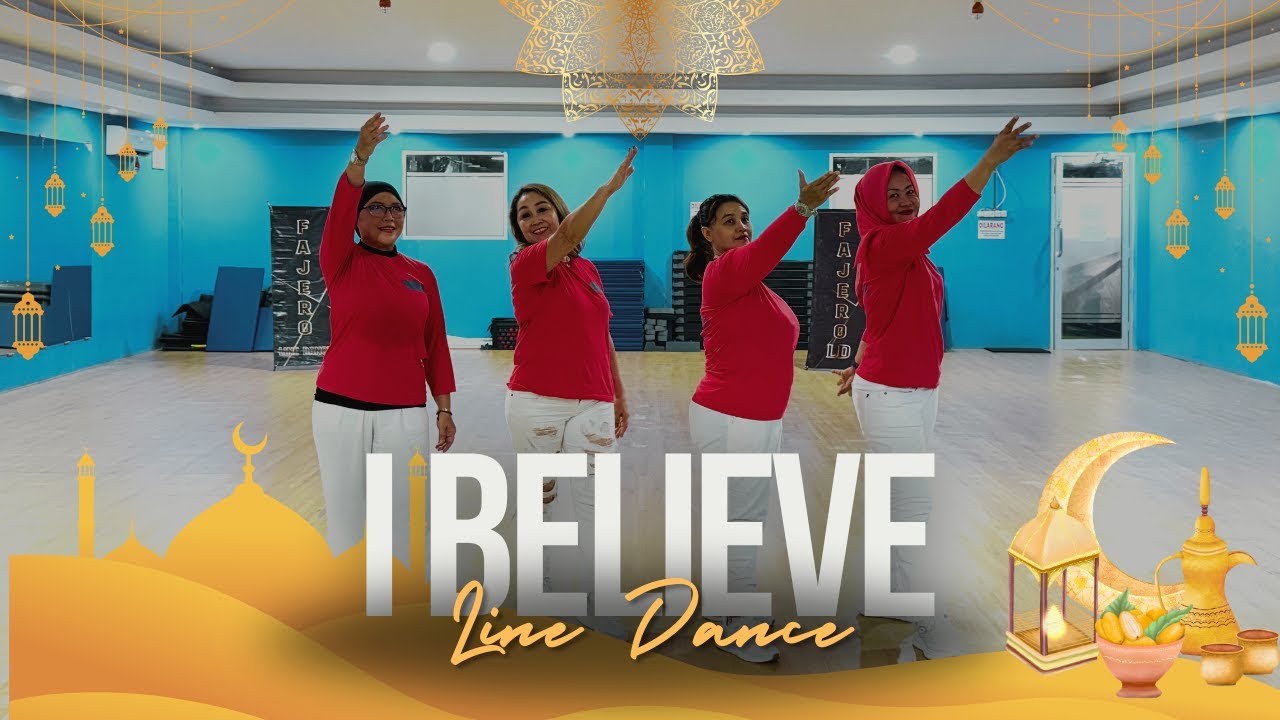 I Believe Line Dance (CBA4LDF 2025) || Choreo : Simon Ward (AUS) @simonwardlinedance