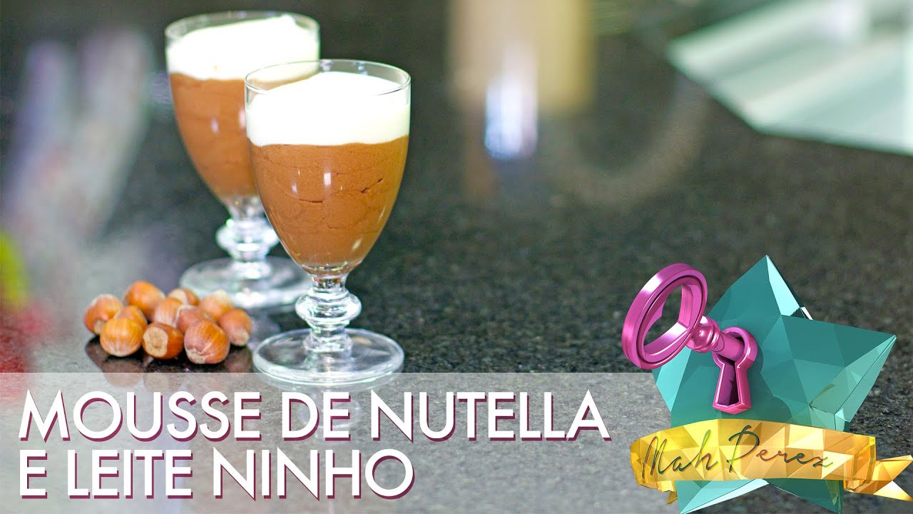 Como fazer Mousse de Nutella e leite Ninho ft. Cátia Fonseca - Segredinhos #106