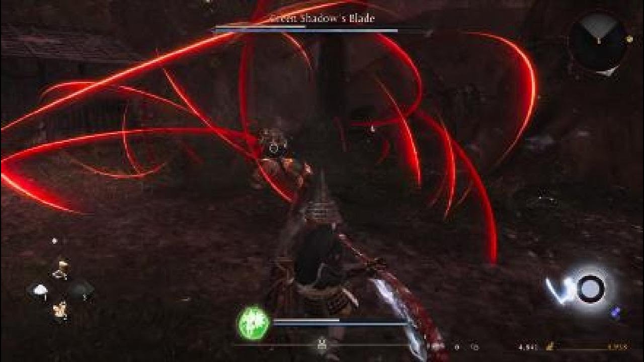 Nioh 3 - Green Shadow's Blade & Purple Scampus