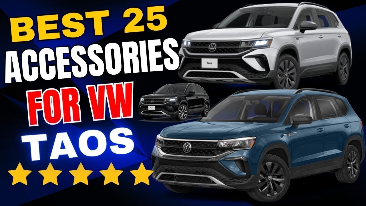 25 лучших аксессуаров для Volkswagen Taos, которые сделают ваш внедорожник чище, организованнее и...