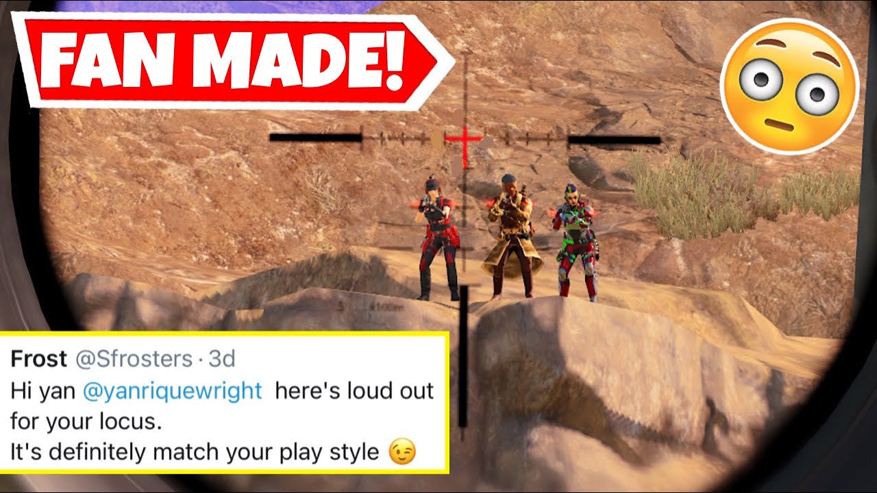 I PICKED UP A FAN MADE LOCUS LOADOUT & THEN THIS HAPPENED!