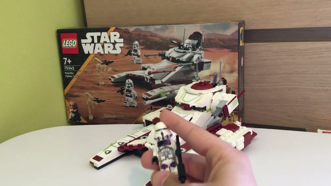 Lego 75342 Republic Fighter Tank recenzja i speed build Czołg bojowy republiki