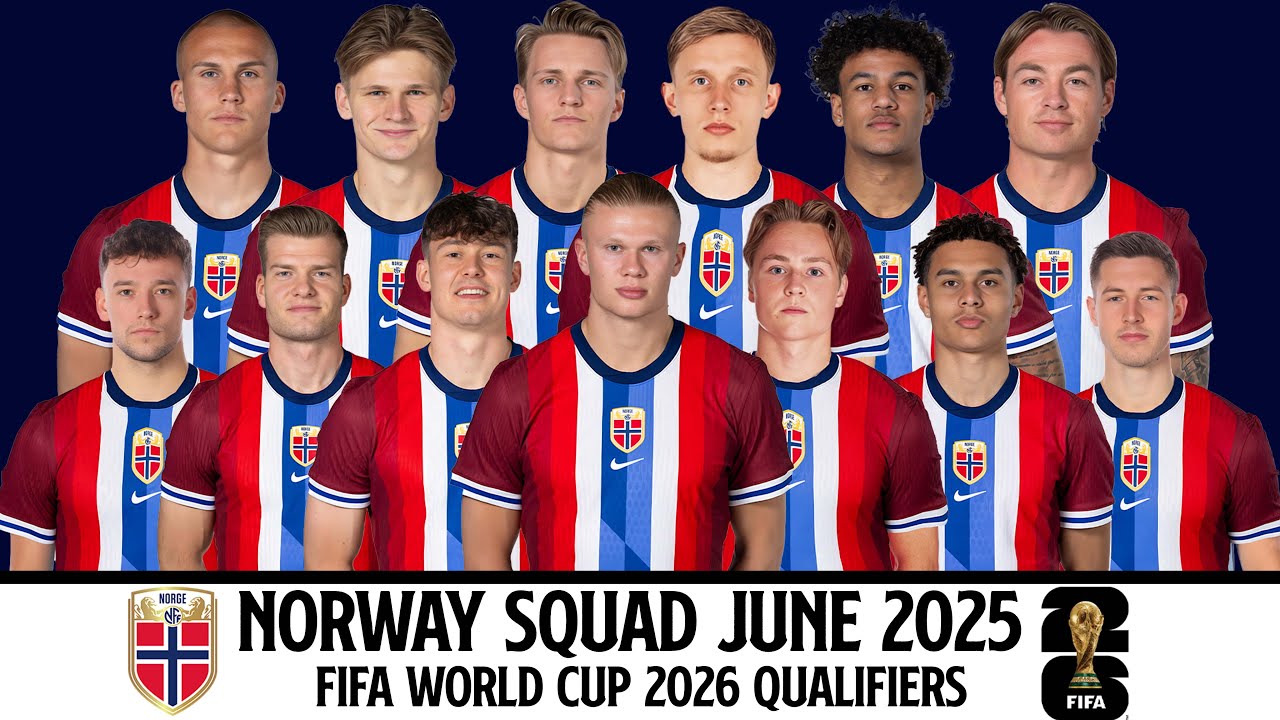NORWAY Official Squad June 2025 | Norway Squad June 2025 | FIFA World Cup 2026 Qualifiers