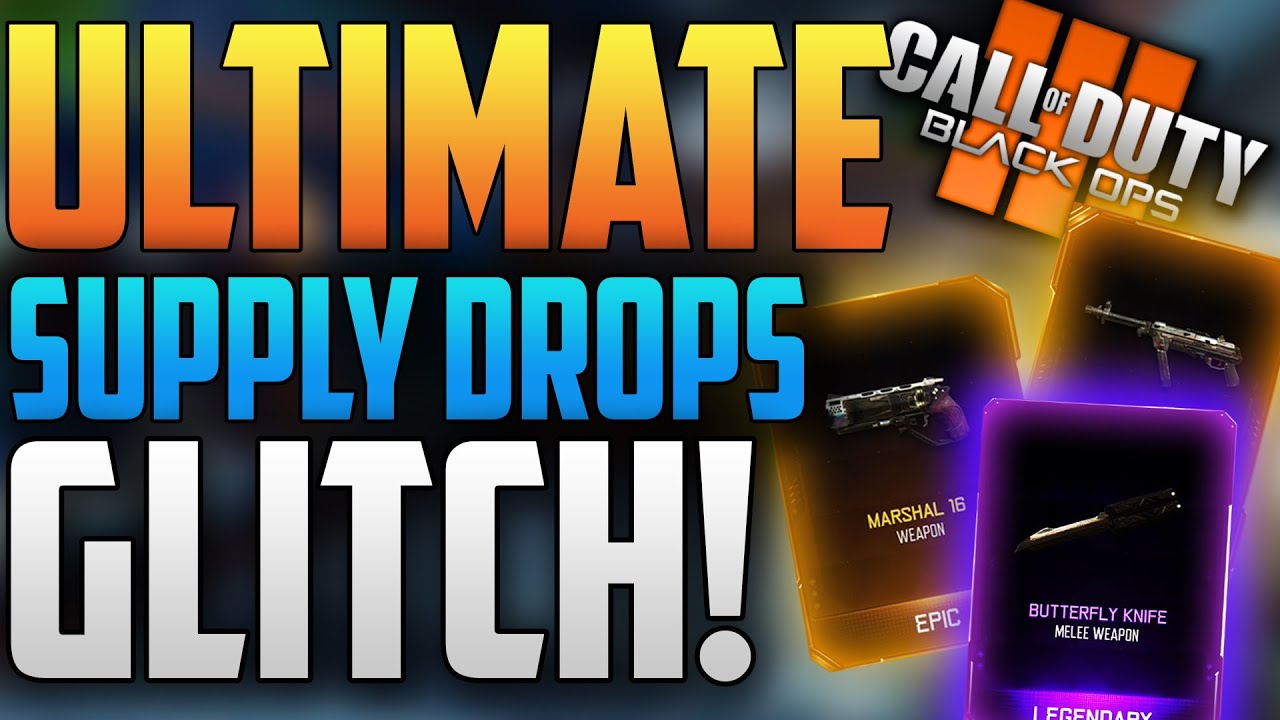 Black Ops 3: ULTIMATE SUPPLY DROP GLITCH 1.10! FREE DLC WEAPONS GLITCH! FREE BRIBE SUPPLY DROPS!