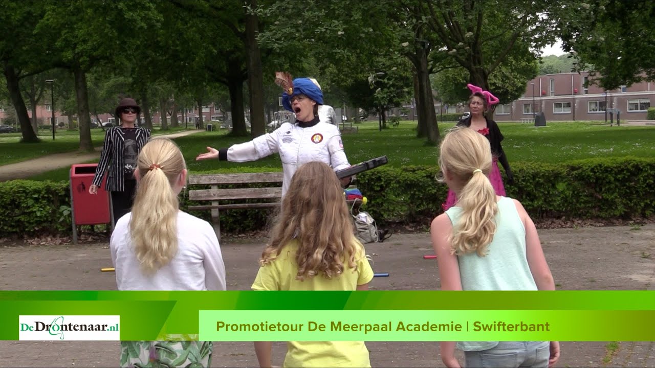 Promotietour theaterschool Karakter van De Meerpaal Academie in Dronten