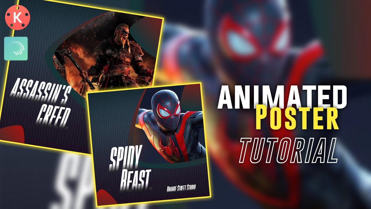 Animated Poster Tutorial || Social Media Poster || In Alight Motion & Kinemaster