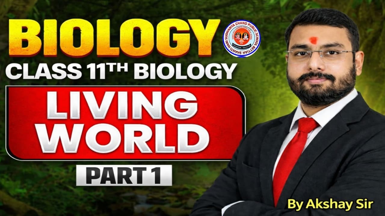 Class 11 Biology | The Living World (Part 1) | Introduction by Akshay Sir