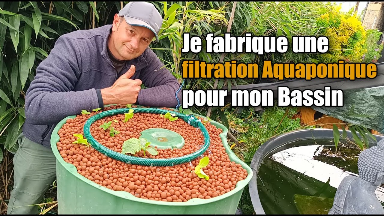 Fabrication d'un Filtre en Aquaponie pour Bassin