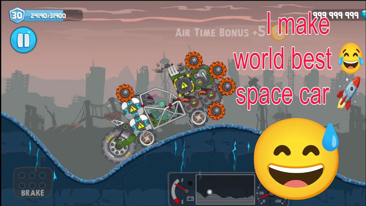 I make world best space 🚀 car Rovercraft game 🎯 gameplay 🔥 [1080P 60FPS]