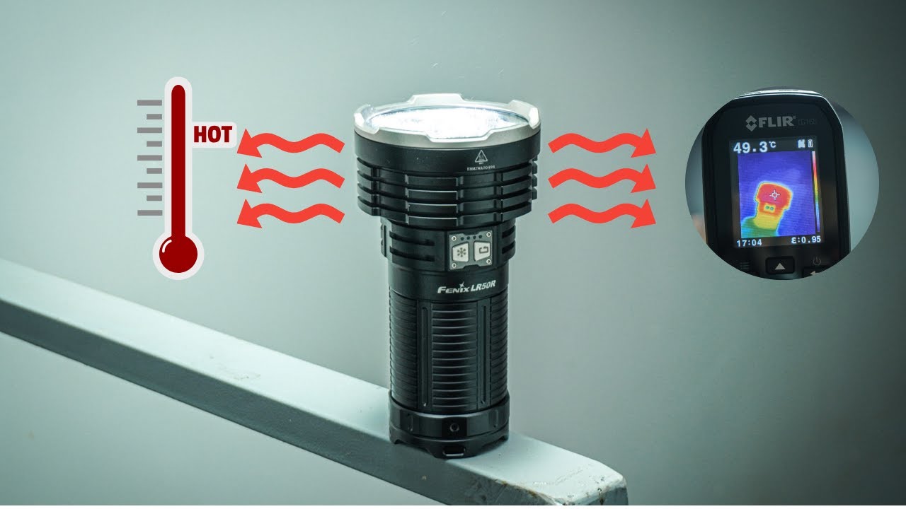 Tại sao đ&egrave;n pin si&ecirc;u s&aacute;ng lại rất N&Oacute;NG v&agrave; tự HẠ độ s&aacute;ng?