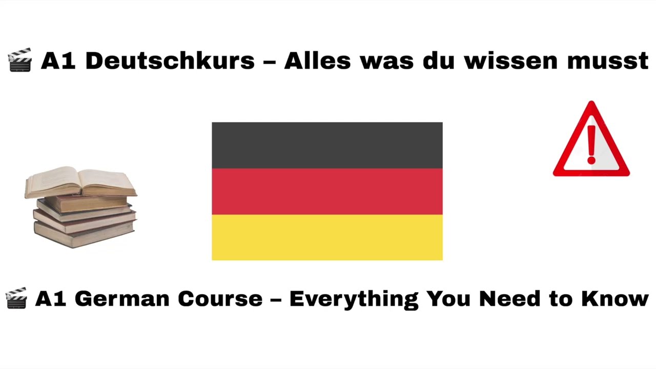Learn German A1 – Easy Words & Everyday Phrases//Deutsch lernen A1 – Einfache Wörter & Alltagssätze
