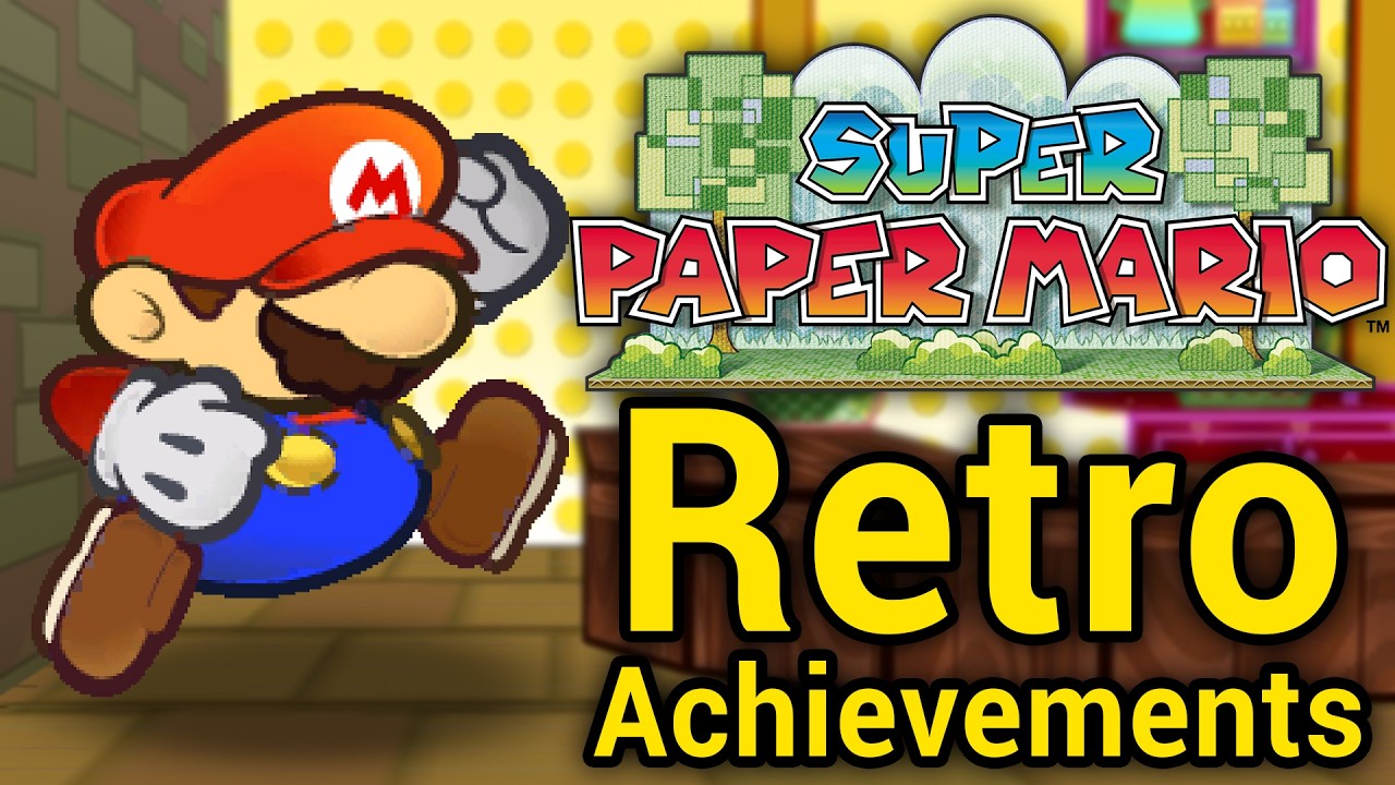 🔴 Finishing Retro Achievements in Super Paper Mario 🔴