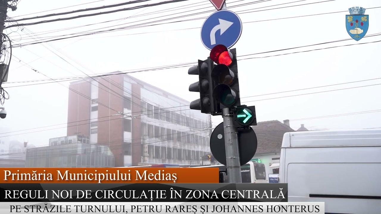 Reguli noi de circulație în zona centrală pe străzile Turnului, Petru Rareș și Johannes Honterus