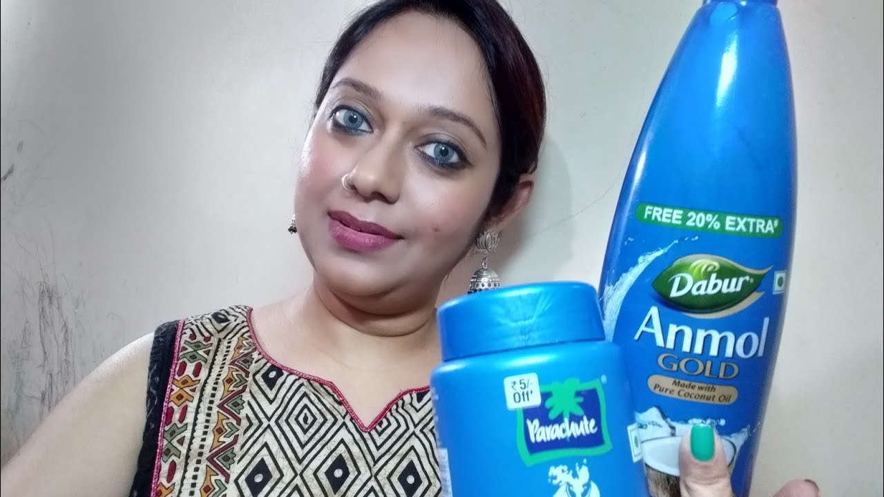 Dabur Anmol Gold & Parachute Pure Coconut Oil. Honest review & comparisn.